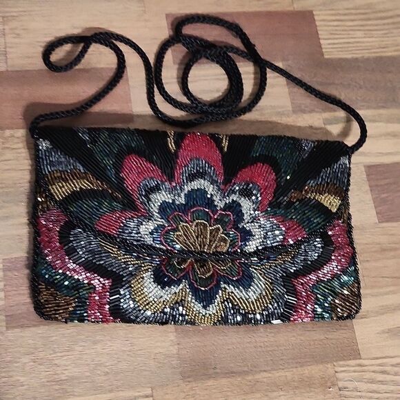 Carla Marchi Sequin Small Purse - Picture 1 of 9